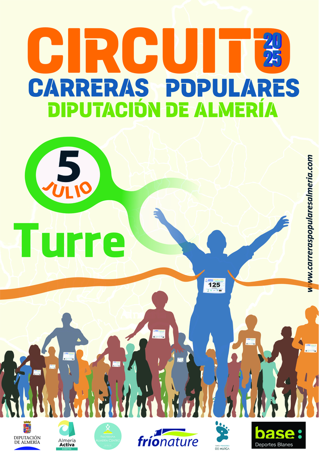 Circuito Carreras Populares 2025.Turre 5-07-25